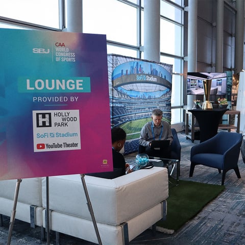 SBJ Trade Show Activation Lounge